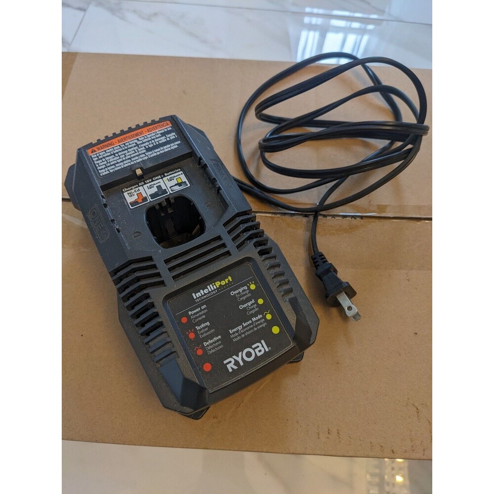 Ryobi ONE+ P118 18V NiCd Lithium Ion Battery Charger Intelliport - No Battery